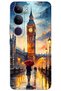 Vivo V40 Lite Case Hd Pattern Printed Back Cover - Clock Tower