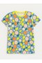 Girls' Cotton Fruit Pattern Short Sleeve Pajama Set - 2
