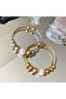 Stoned Bulk Double Steel Bracelet - 2