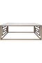 Brescia Coffee Table – Cream Faux Concrete Wooden Top with Gold Metal Frame – Mode - 7