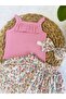 GIRLS FLORAL FLOWER PATTERNED RUFFLED SKIRT BLOUSE BANDANA SET - 3