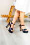 Comfortable Evening Dress Shoes with Thick Heels 13 cm - 3