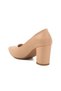 Beige Women's Evening Dress Shoes Pc-54733 Z - 4