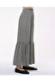 BUTTONED FRONT SINGLE RIFFIRED LONG CHIMNEY SKIRT - 5