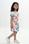 Girl's Complete Floral Printed Dress - 2