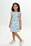 Girl's Floral Printed Dress - 2