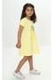 Girl's Bow Printed Dress - 4