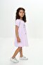 Girl's Bow Printed Dress - 2