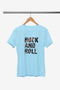 Rock and Roll Printed / Women's Multicolor T-Shirt 100% Cotton Regular Fit Comfortable Fit - 2