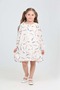 Girl's Floral Flounced Dress - 4