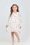 Girl's Floral Flounced Dress