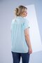 1112064 Women's Plus Size Button Detailed Blouse Green - 8