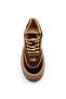Thick Sole Velvet Women's Brown Sneaker Shoes - 6
