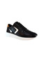 Men's Front Face Perforated Genuine Leather Sneakers Shoes 25Wm0323 - 2