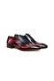 Bordo Color Lace-Up Genuine Leather Men's Shoes