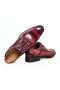 Bordo Color Lace-Up Genuine Leather Men's Shoes - 2