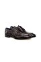 Brown Lace-Up Genuine Leather Men's Shoes