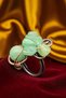 Ring Aventurine Pure Copper Adjustable Hand Craftsmanship (Positivity, Evil Eye, Protection) - 3