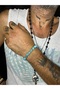 Turquoise / Turquoise Natural Stone Skull Bracelet