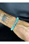 Turquoise / Turquoise Natural Stone Skull Bracelet - 2