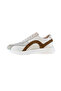 Men's Genuine Leather Handmade Lace up Perforated Sneakers Shoes 25Wm0313 - 5