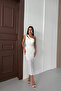 One Shoulder Drape Pul Sequence Dress - 4