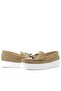 Sand Color Suede Extra Light Children's Loafer Shoes - 8