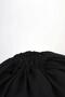 Black 35X40 cm Unisex Raw Cloth Drawstring Backpack Shoe Bag - 5