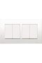 KB34 Vivace White - 1-way plate switch 4 gang - 16AX - white