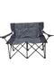 folding camping chair with table, cup holders & carry bag supports up to 500lbs, perfect outdoors