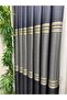 Mizrakli Ft632256 V-502 Dark Blue 1/3 Double Cell Fon Curtain Apm - 6