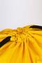Yellow 32X45 cm Waterproof Drawstring Football Boots and Sports Bag - 4