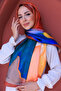 Abstract Pattern Silky Shawl - 2