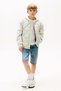 Steppjacke im Materialmix - 2