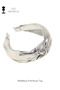 To a Friend, Lover, New Year, New Job, Birthday Gift Women Shiny Gray Lame Metallic Luxury Crown