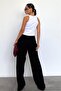 Black Women's Palazzo Pants Mg2525 - 6