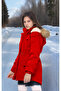 Waterproof Coat with Fur Inside, Hood and Zipper - Non-Deformable Winter Coat - Machine Washable - 2
