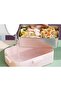 Cute Cartoon Pattern Plastic Lunch Box for Kids, BPA-Free Bento Tiffin Box with 2 Compartme - 7
