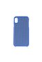 Protective case for iPhone X, leather, bumper, blue - 2