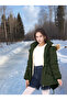 Waterproof Coat with Fur Inside, Hood and Zipper - Non-Deformable Winter Coat - Machine Washable - 6