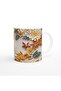 Pastel Spring Flowers Relief Pattern Mug Cup - 3