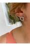 Spiral Round Silver Color Ball Earrings - 3