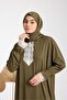 ONE-PIECE WOMEN'S PRAYER DRESS WITH HEADSCARF AND LACE - 3