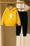 Ronaldo Printed 3 Thread Children's Tracksuit Set