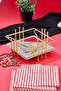 Butterfly Model Mirrored Napkin Holder Stainless Steel Luxury Napkin Box - 5