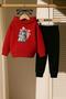 Minos Cat Printed 3 Thread Children's Tracksuit Set