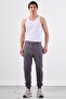 Men's Regular Fit Anthracite Sweatpants