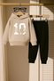 Soccer Player Printed 3 Thread Children's Tracksuit Set