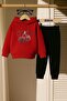 Cheery Cherry Printed 3 Thread Children's Tracksuit Set