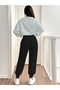 طقم بدلة رياضية مطبوعة للجنسين من AC&DC برقبة دائرية كبيرة الحجم - 2